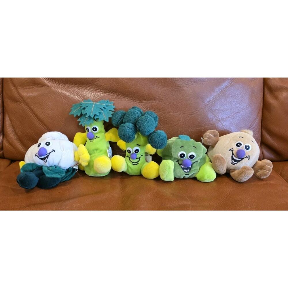 Small 2.5-5.5 Inch TOY BOX CREATIONS Pellet Filled Stuffed Plush Vegetables Toys